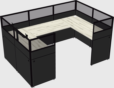 Cabine en u