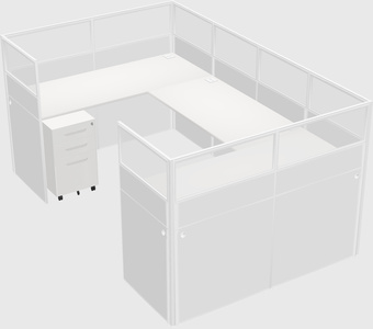 Cabine en u
