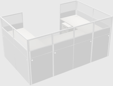 Cabine en u