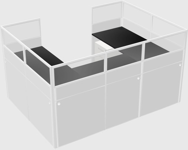 Cabine en u
