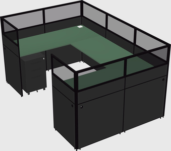 Cabine en u