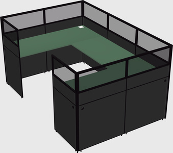 Cabine en u
