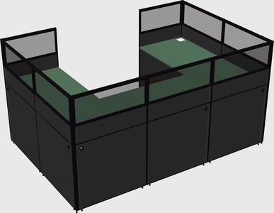 Cabine en u