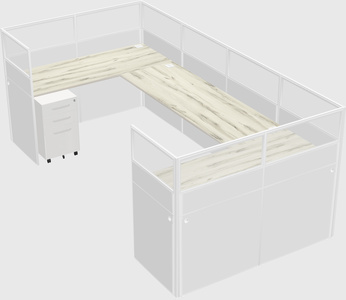 Cabine en u