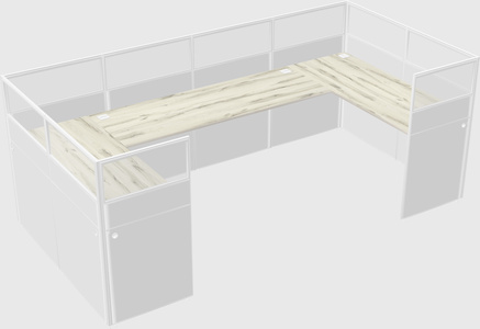 Cabine en u
