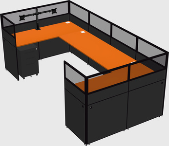 Cabine en u