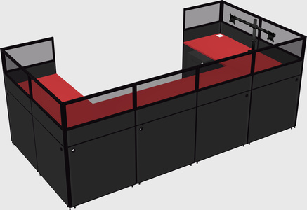 Cabine en u