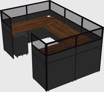 Cabine en u