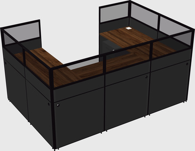 Cabine en u