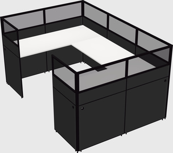 Cabine en u