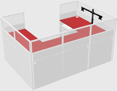 Cabine en u