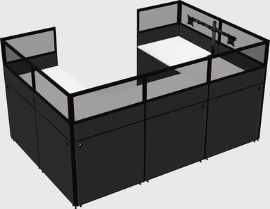 Cabine en u