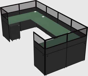 Cabine en u