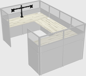 Cabine en u