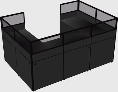 Cabine en u