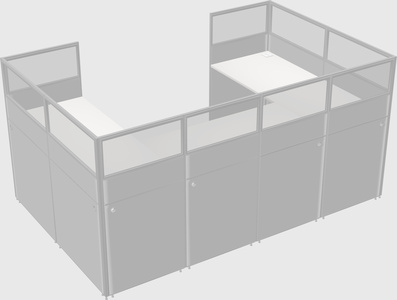 Cabine en u