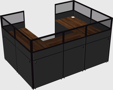 Cabine en u