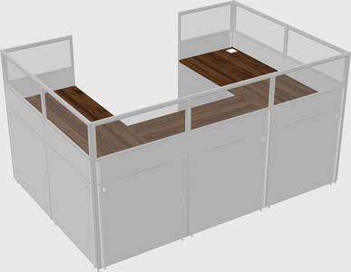 Cabine en u