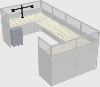 Cabine en u