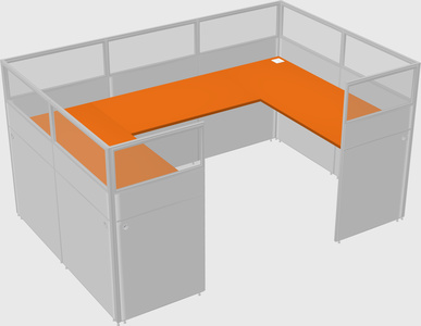 Cabine en u