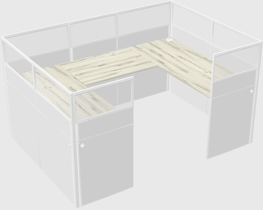 Cabine en u