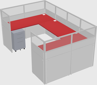 Cabine en u