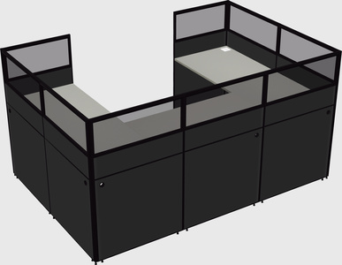 Cabine en u