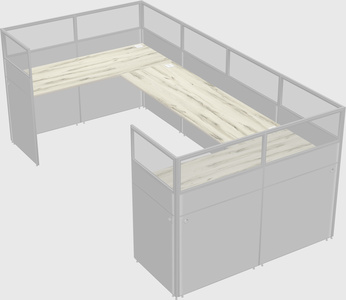 Cabine en u