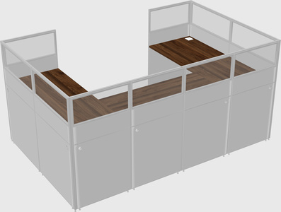 Cabine en u
