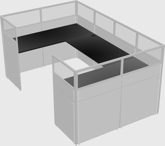 Cabine en u