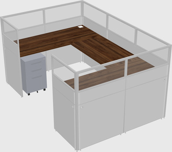Cabine en u