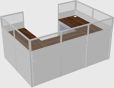 Cabine en u