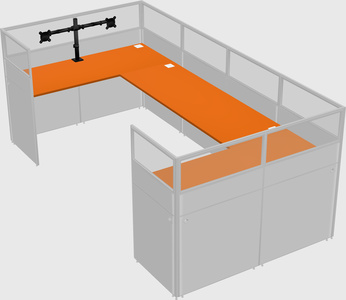 Cabine en u