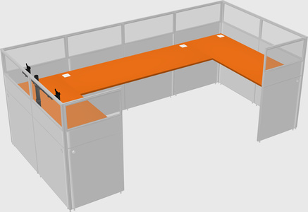 Cabine en u