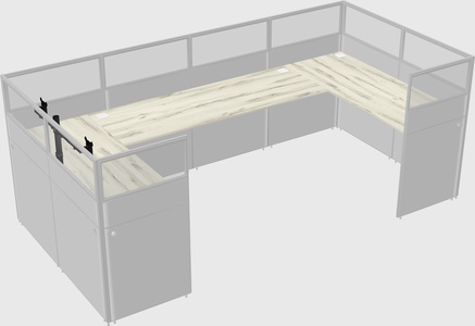 Cabine en u