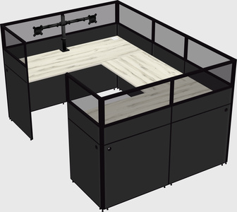 Cabine en u