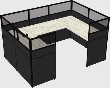Cabine en u