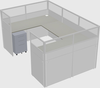 Cabine en u