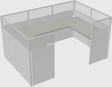 Cabine en u