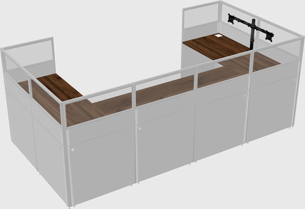 Cabine en u