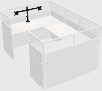 Cabine en u