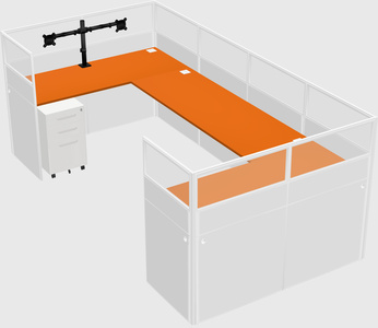 Cabine en u