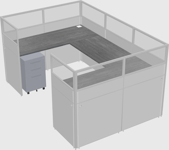 Cabine en u