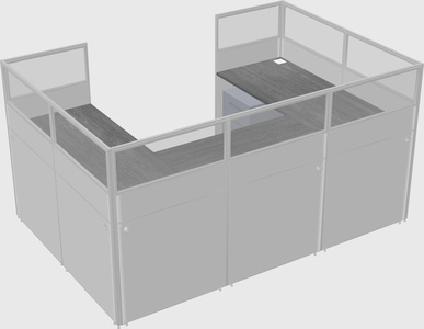 Cabine en u