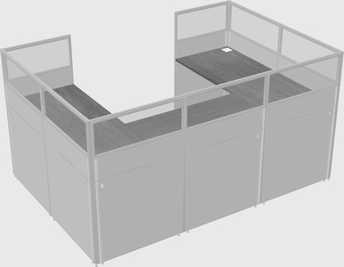 Cabine en u