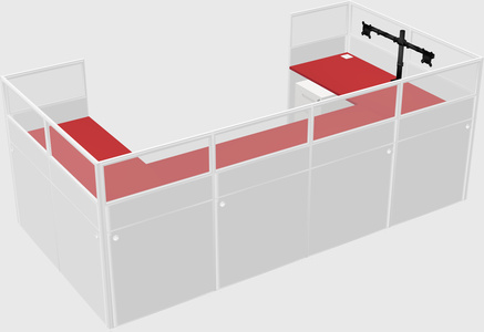 Cabine en u