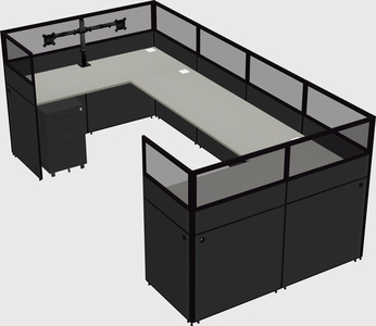 Cabine en u