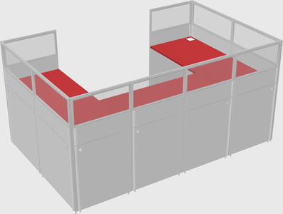 Cabine en u