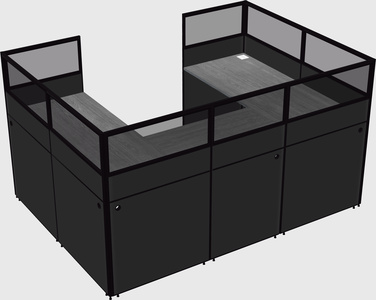 Cabine en u