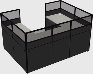Cabine en u